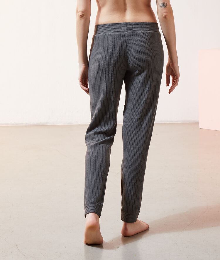 Pantalon c&ocirc;tel&eacute; loungewear kaki.