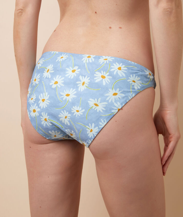 Simple bikini bottom blue.