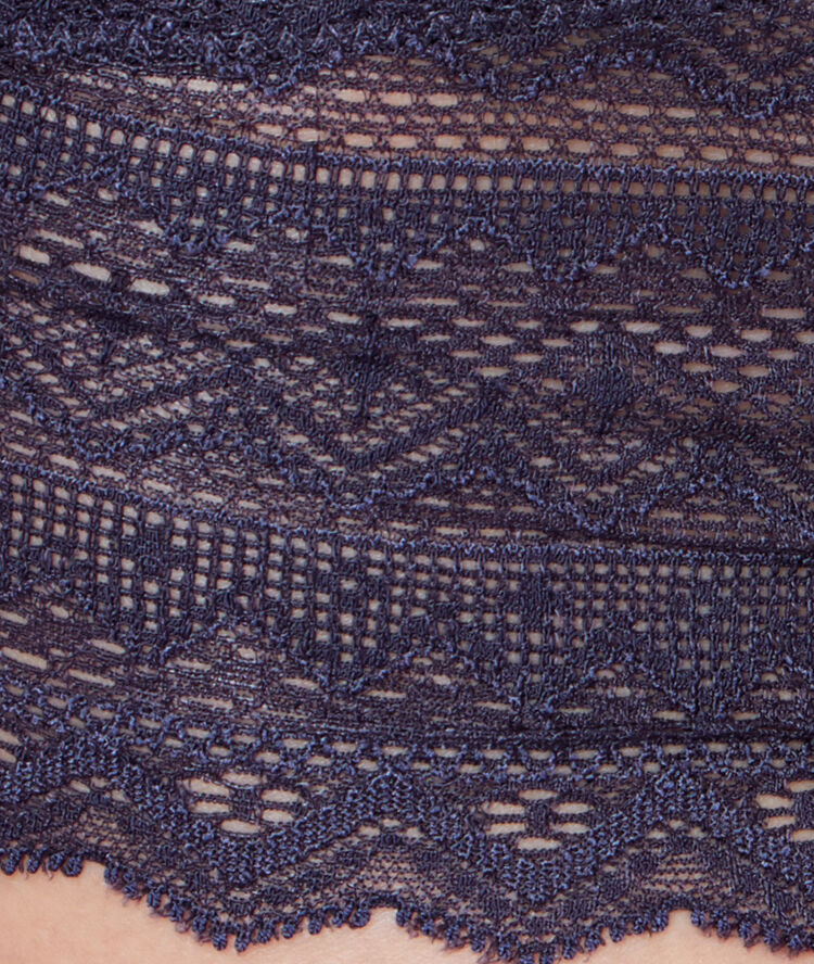 Culote de encaje antracita.