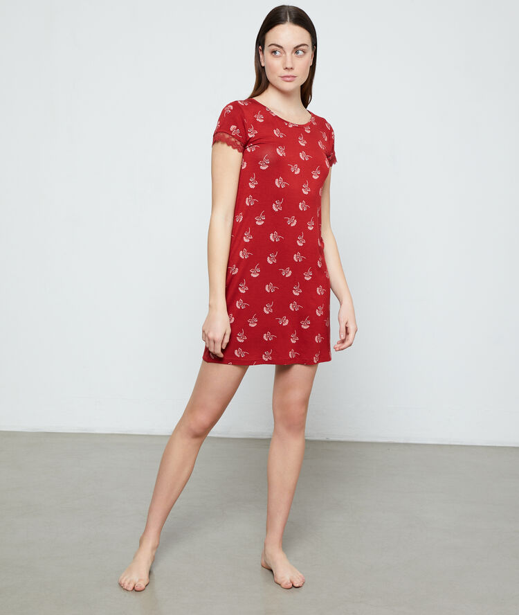 Printed nightshirt brick.