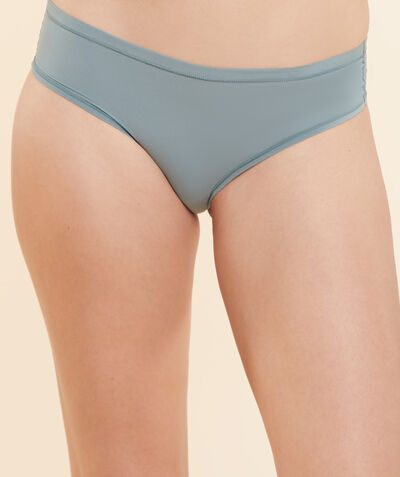 Lace and stretchy microfibre hipster briefs;${refinementColor}