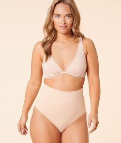 High Waist Thong - Medium Control;${refinementColor}