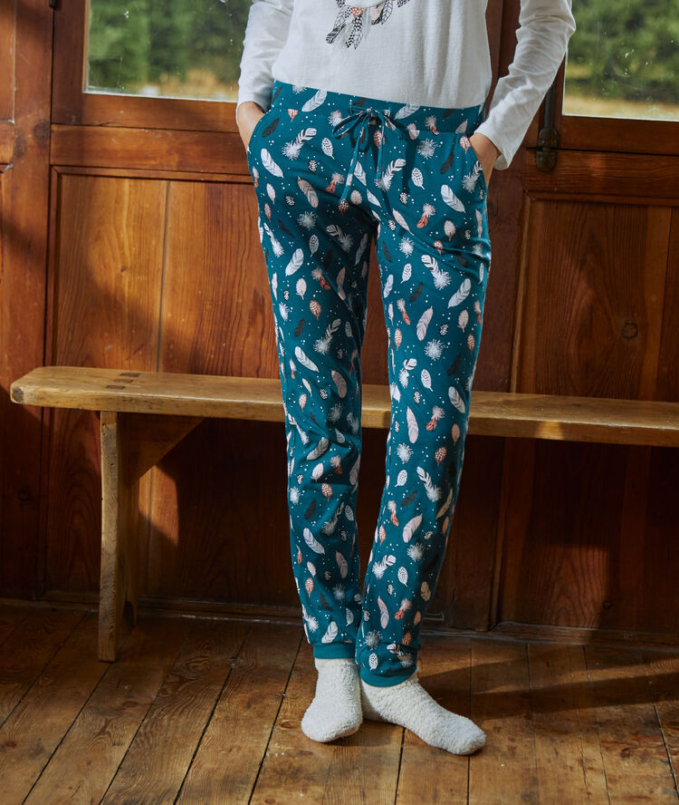 Three pieces pyjama blue.