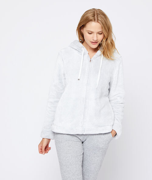 Hooded faux fur jacket Hooded faux fur jacket