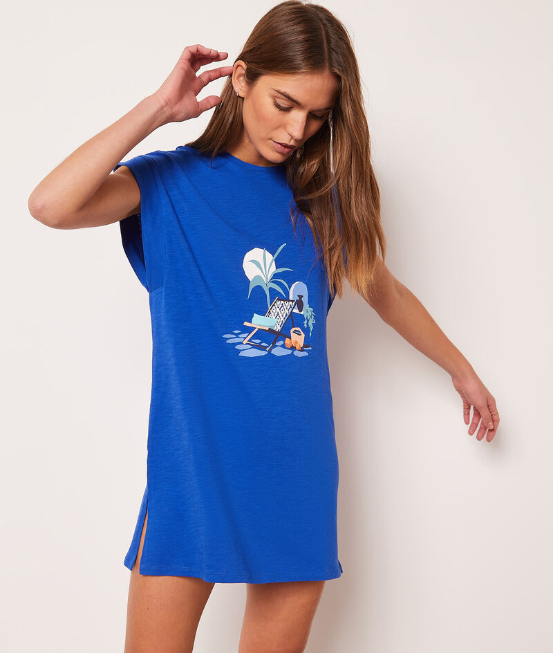Printed Nightshirt;${refinementColor}