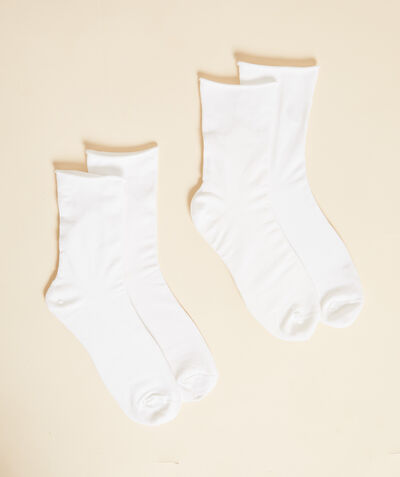 2 pares de calcetines algodón orgánico;${refinementColor}