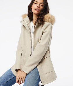 Hooded coat