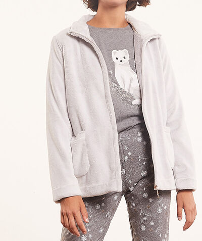 Pijama 3 piezas, chaqueta tejido polar;${refinementColor}