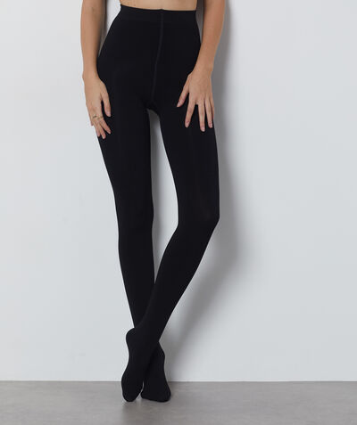 Basic thermal-effect opaque tights - 140-denier;${refinementColor}