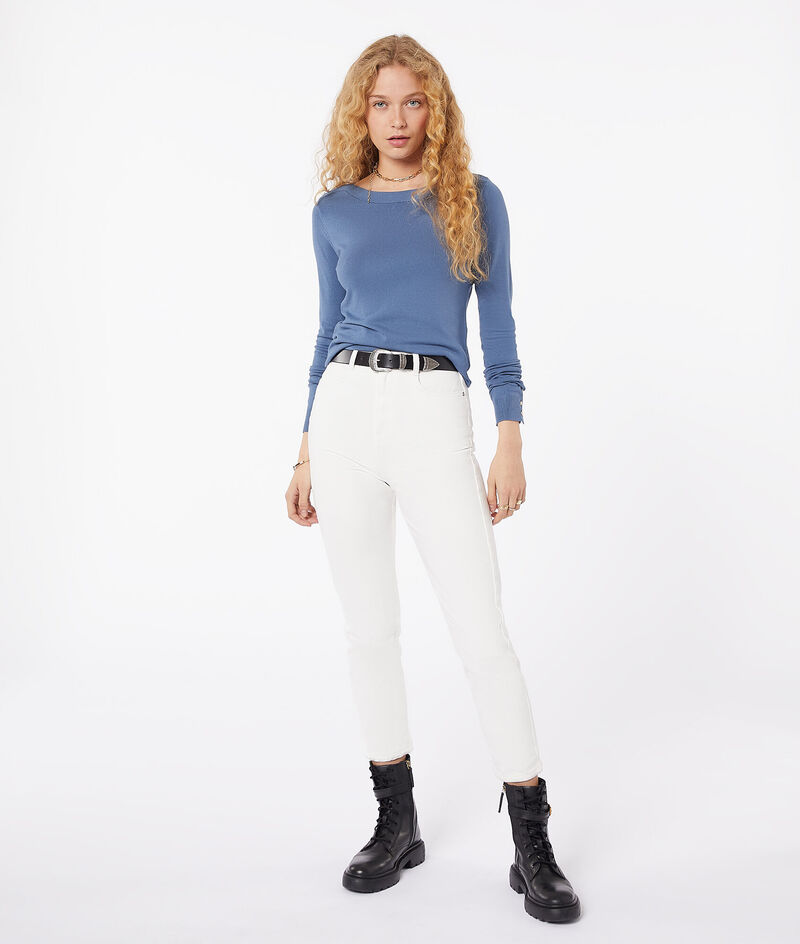 Wide neck jumper;${refinementColor}