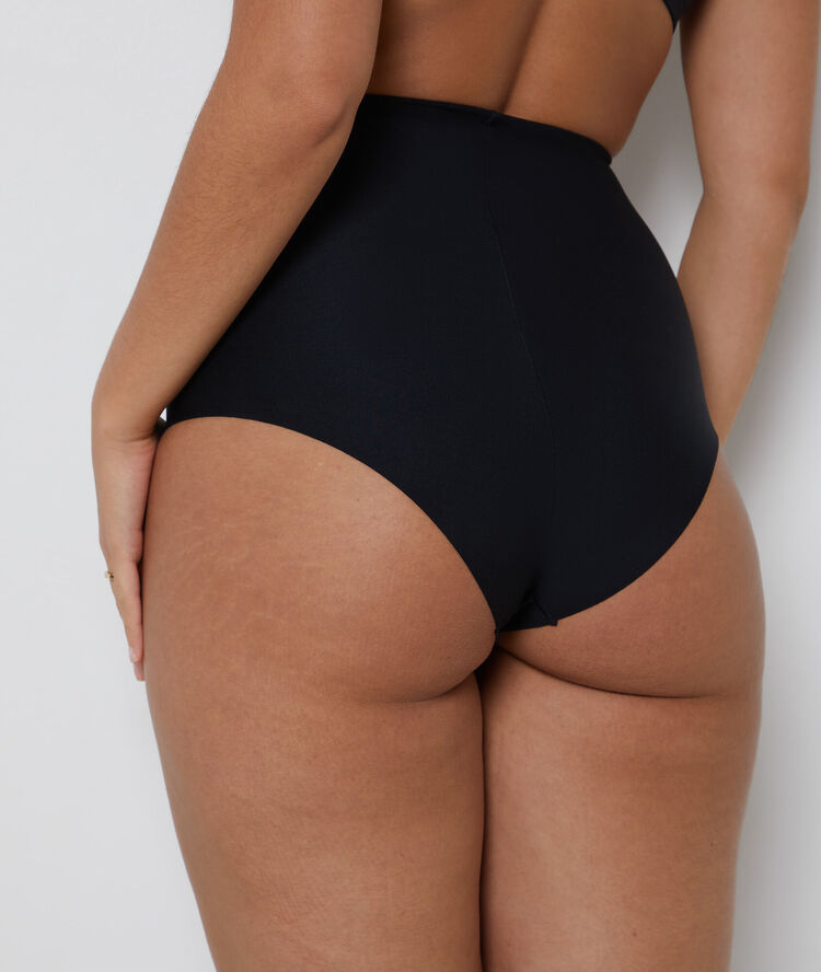 Culotte taille haute - maintien fort noir.