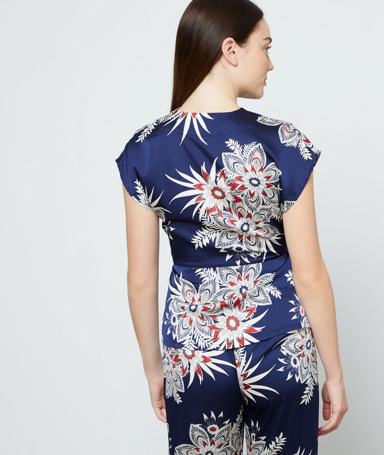 Satin top navy.