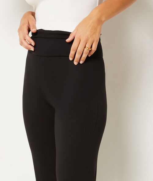 Viscose pyjama pants black.