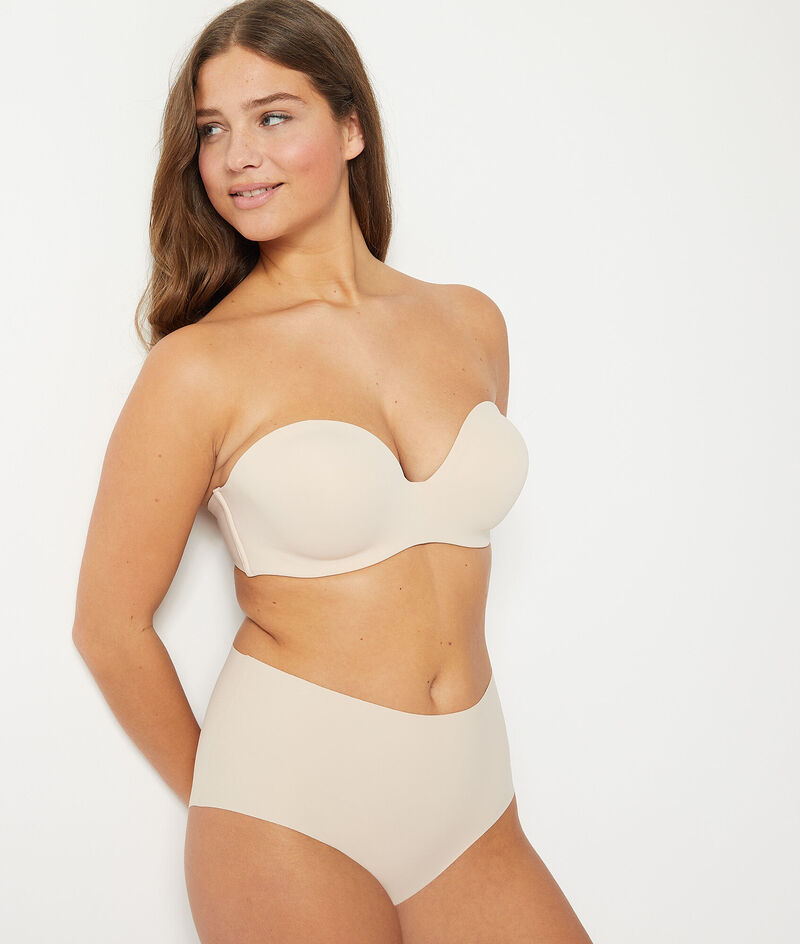 Lightly Lined Strapless Bra;${refinementColor}