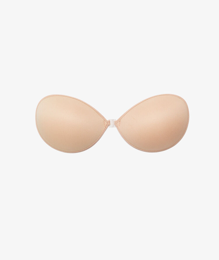 Microfibre bra beige.