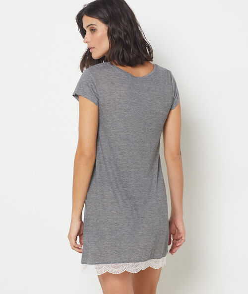 Nightdress gray.