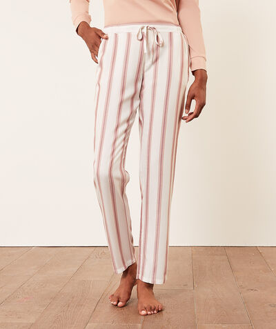 Striped pyjama bottoms;${refinementColor}