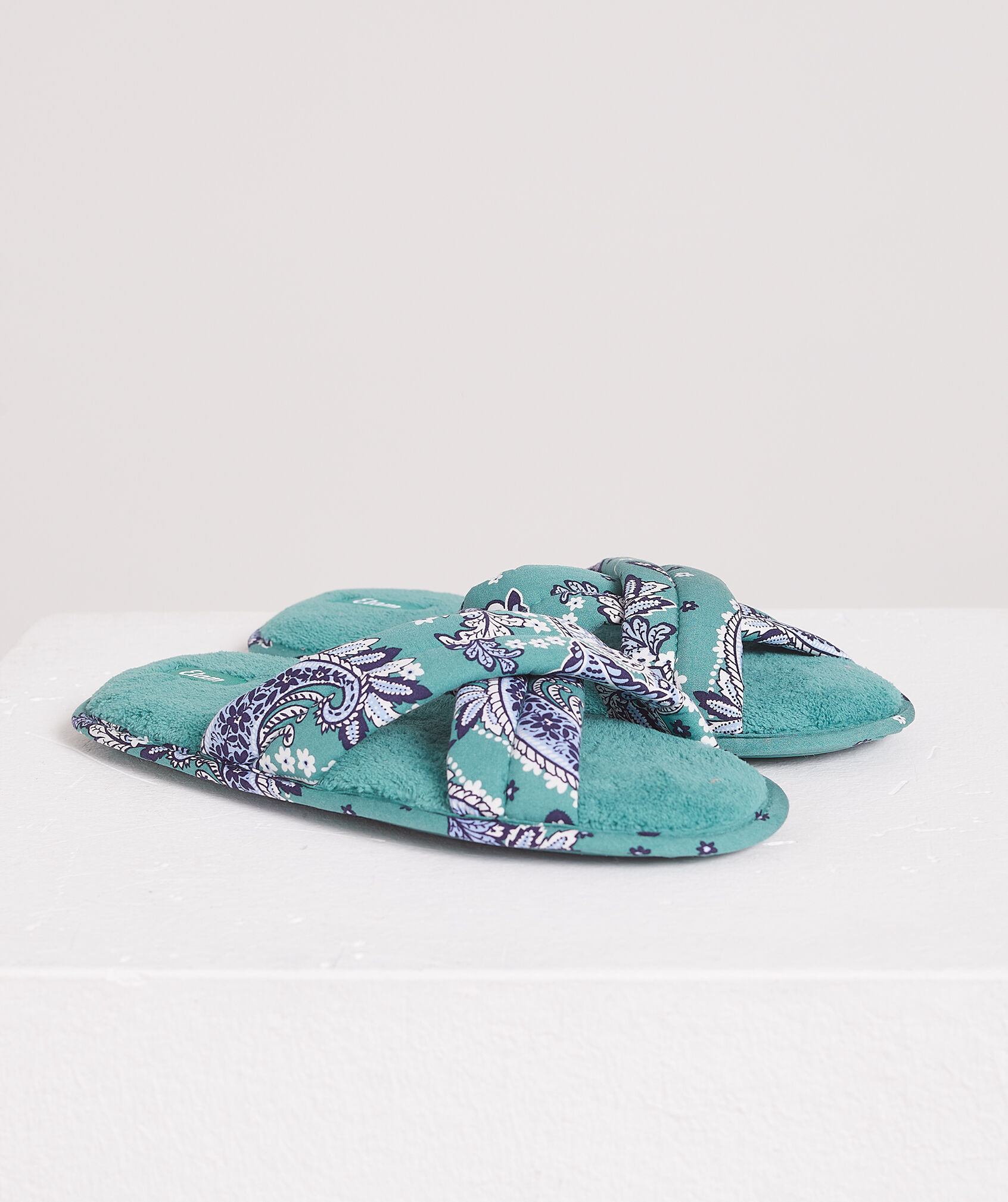 open mule slippers