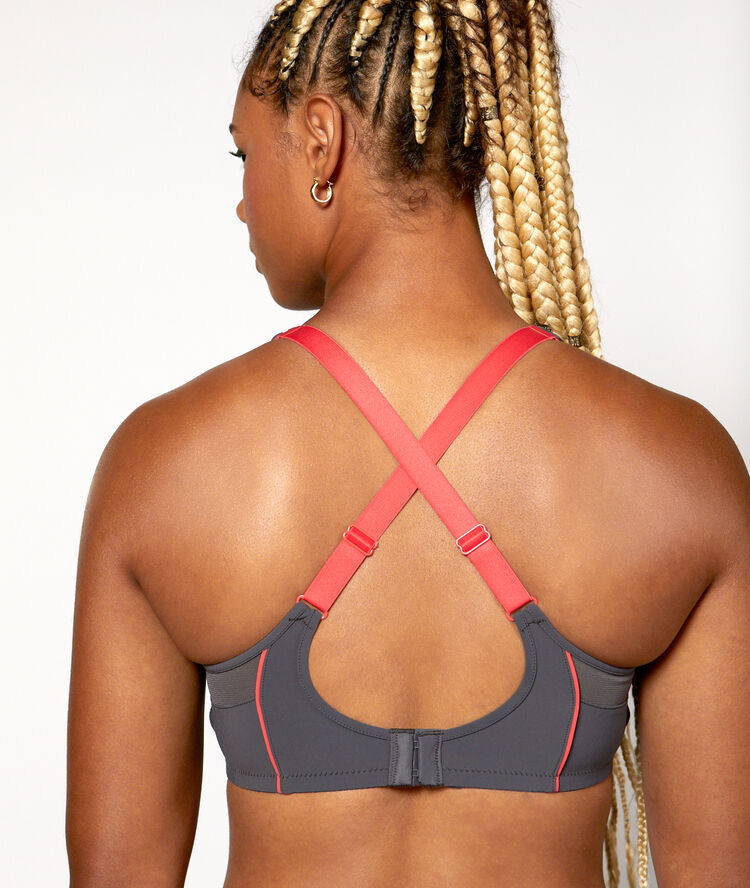 Brassi&egrave;re de training - maintien fort anthracite.