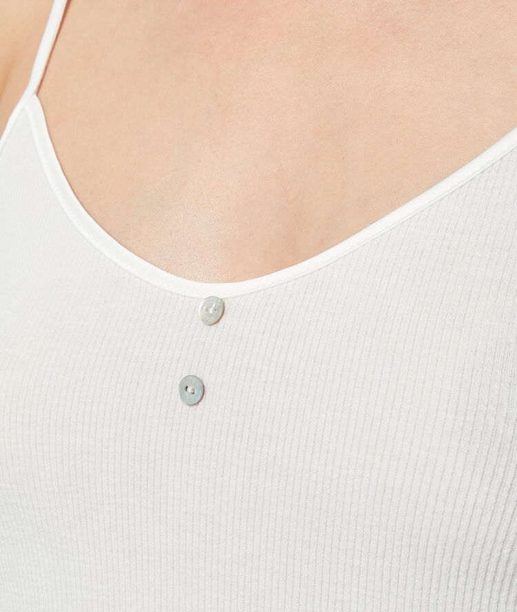 D&eacute;bardeur blanc.