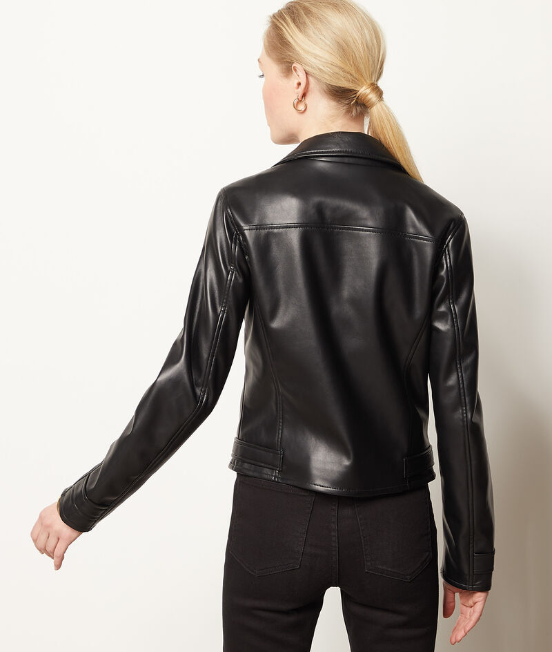 Faux leather perfecto jacket;${refinementColor}