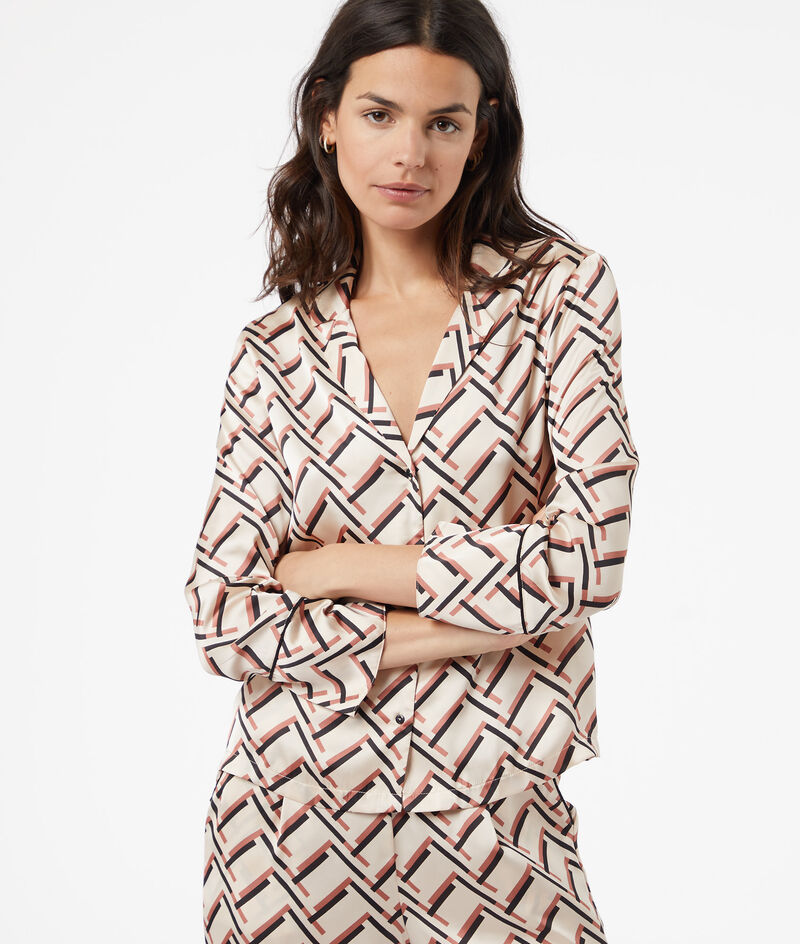 Satin nightshirt;${refinementColor}