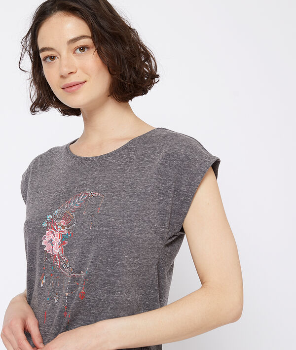 Moon print T-shirt Moon print T-shirt