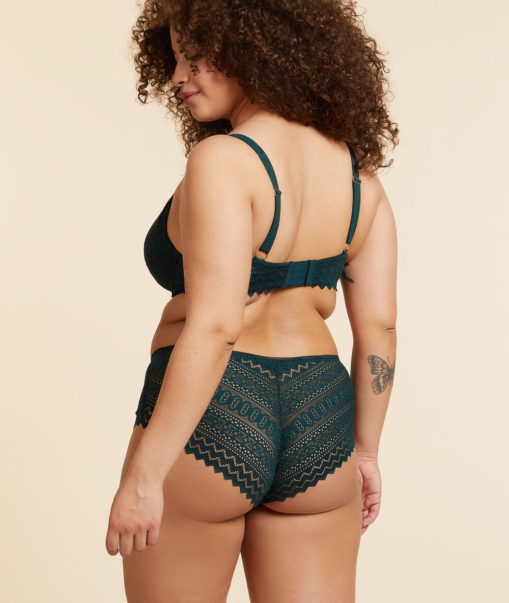 Bra n°5 - light padded forest green.