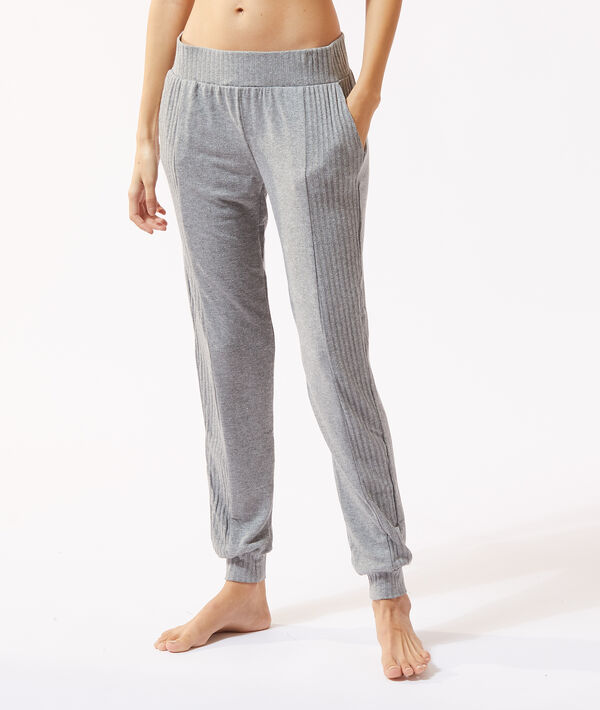 Pantalon uni loungewear;${refinementColor}