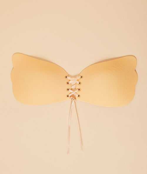 Adhesive corset beige.