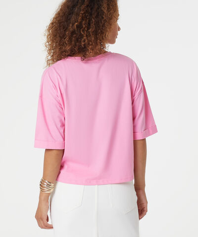 T-shirt manches courtes "Sunrise" 100% coton biologique;${refinementColor}