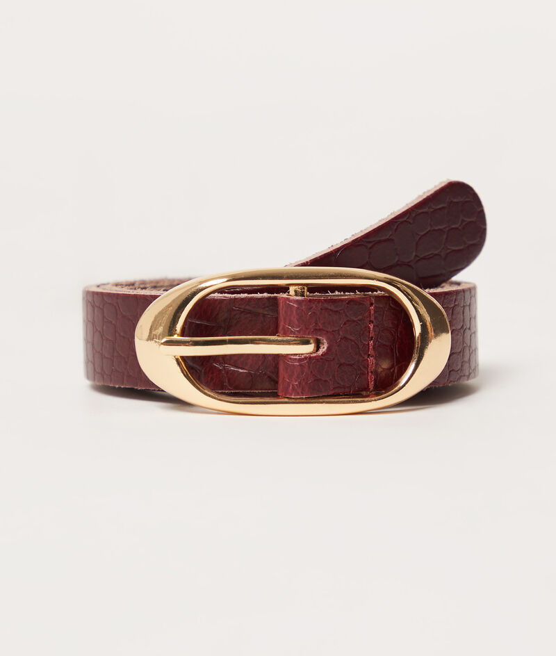 100% leather belt ;${refinementColor}