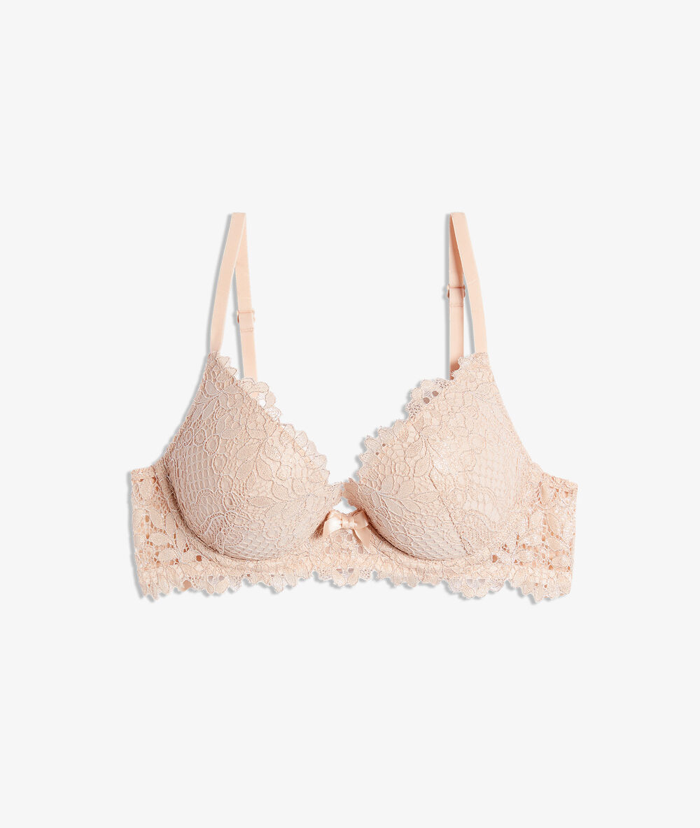 Bra n&deg;2 - push-up plunge  blush.