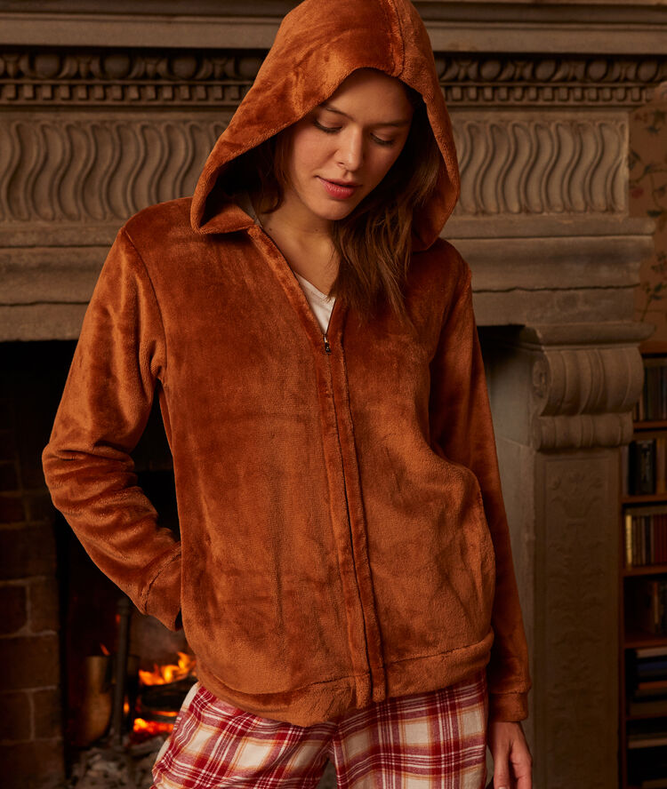 Hiberner pour mieux rêver' three pieces pyjama terracotta.