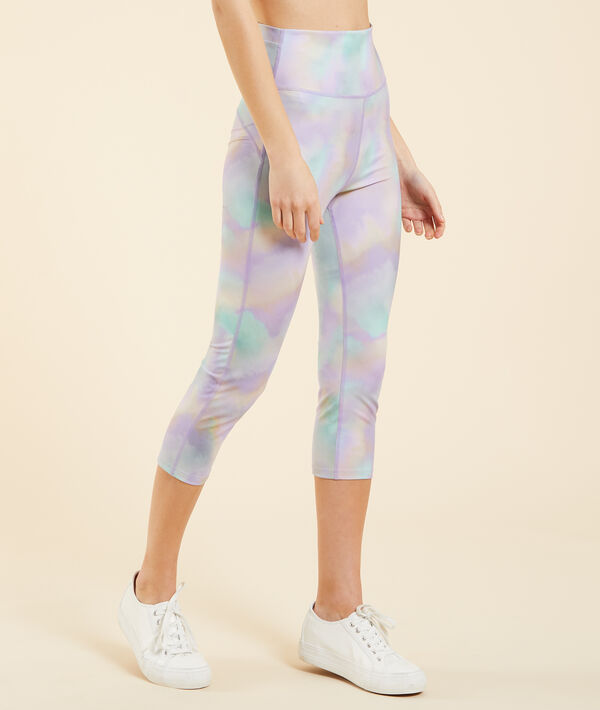 Short print sports leggings Short print sports leggings;${refinementColor}