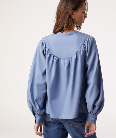 Cotton blouse;${refinementColor}