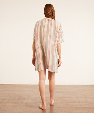 Striped nightshirt;${refinementColor}