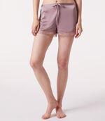 Sleep shorts with lace details