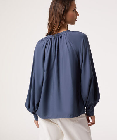 Cotton blouse;${refinementColor}