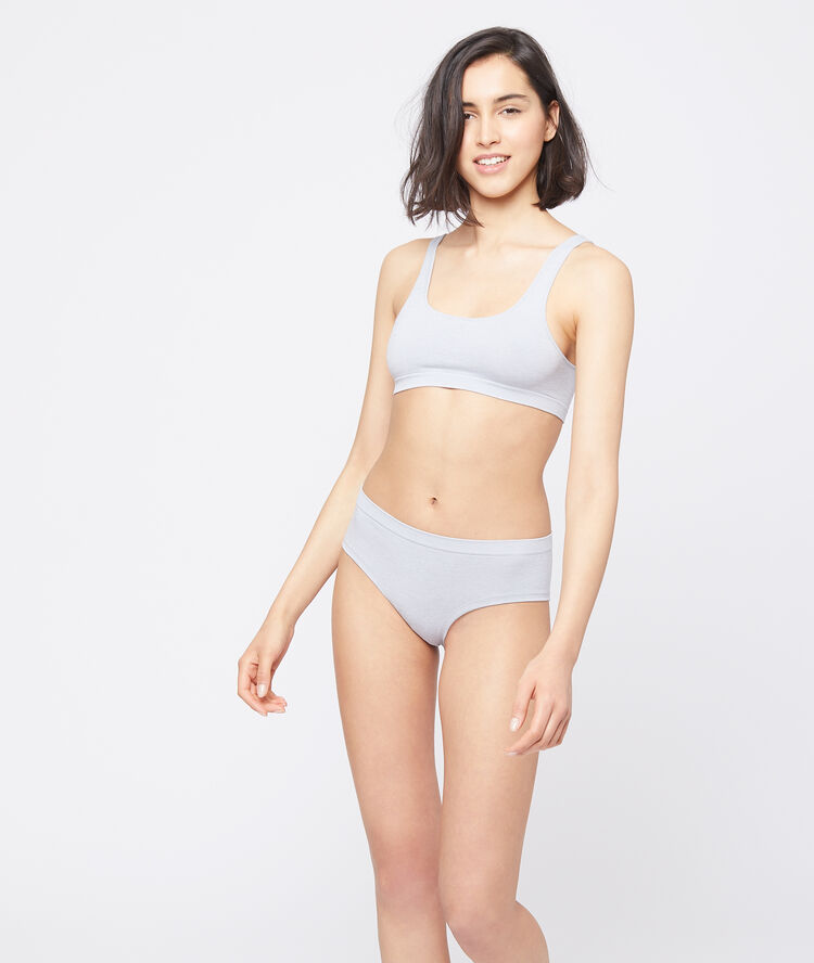 Seamless bralet grey.