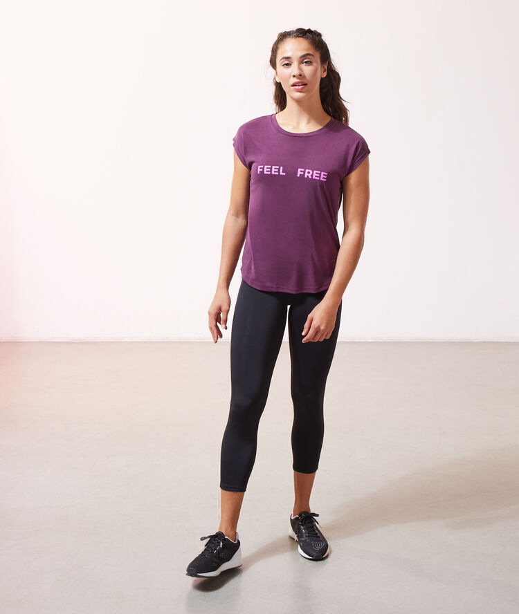 Cropped leggings black.