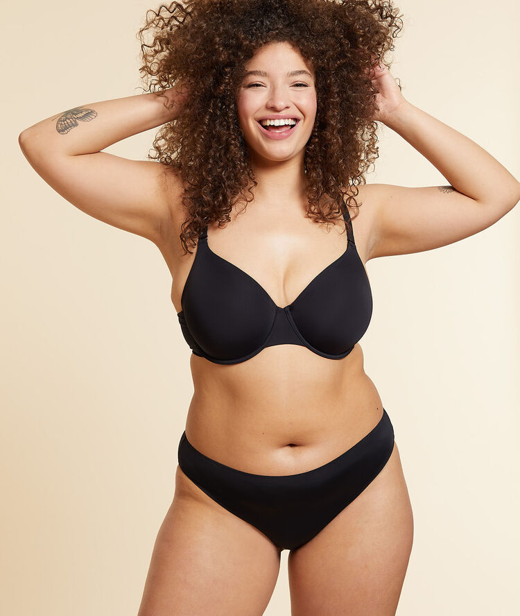 Micro demi cup black.