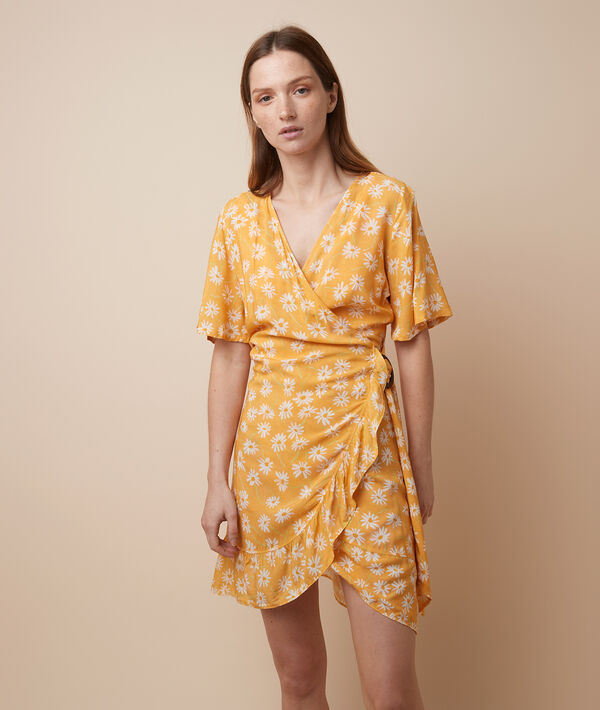 Floral print dress;${refinementColor}