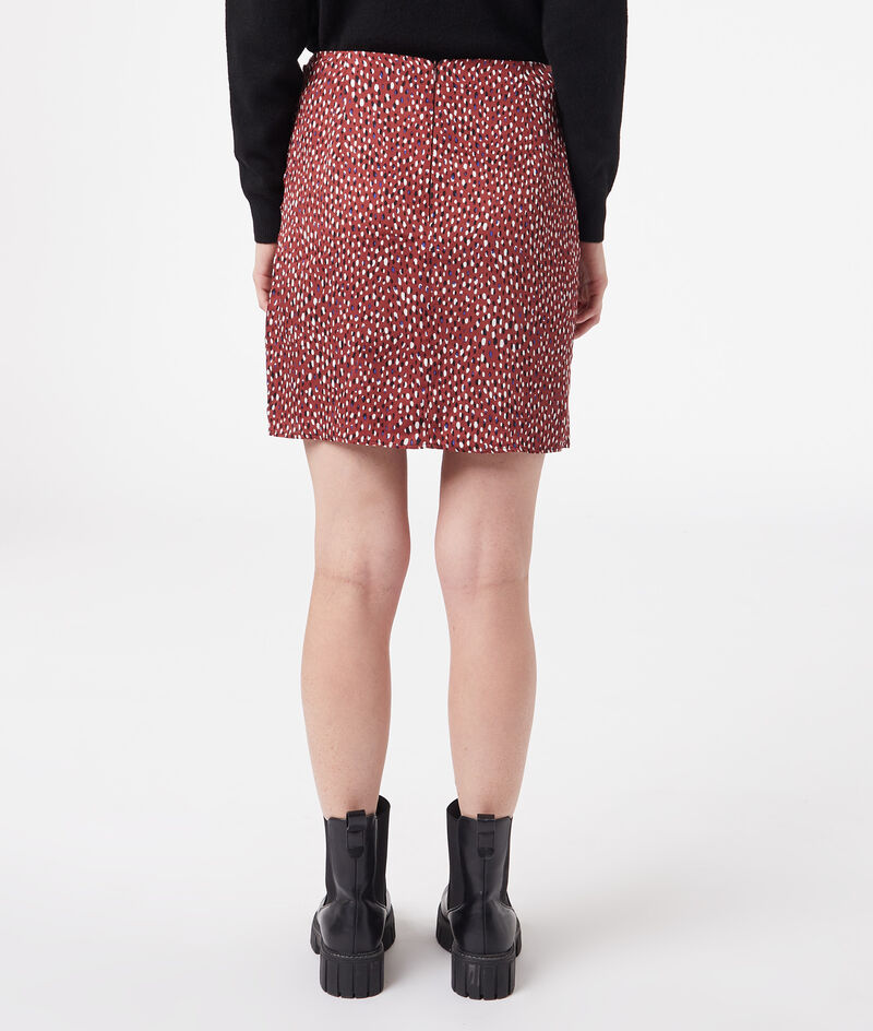 Printed skirt;${refinementColor}