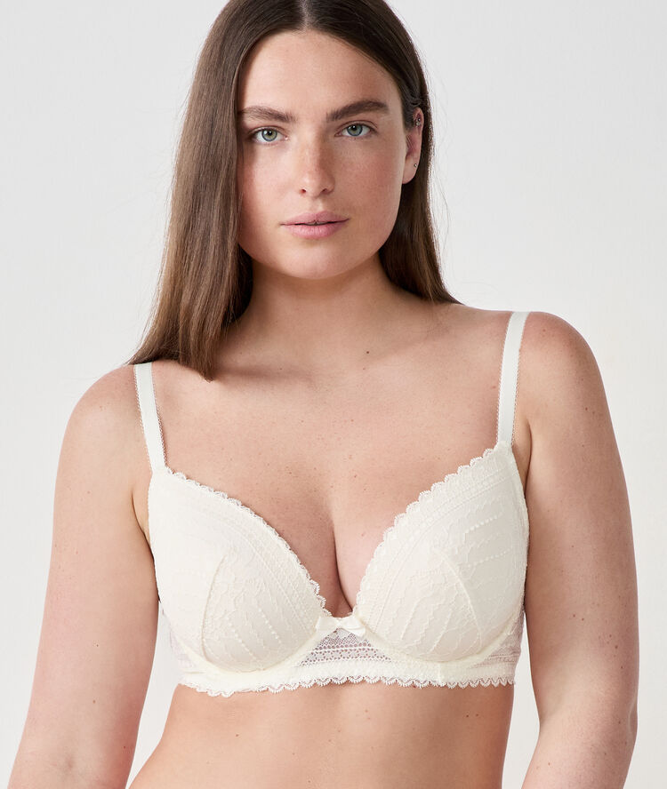 Bra no. 5 - classic padded ecru.