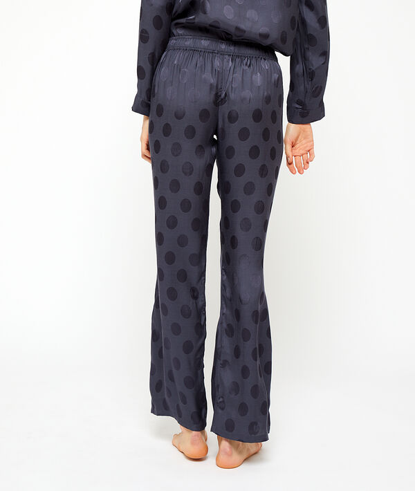 Satin polka dot trousers Satin polka dot trousers;${refinementColor}