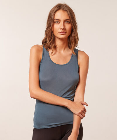 Thermal knit tank;${refinementColor}