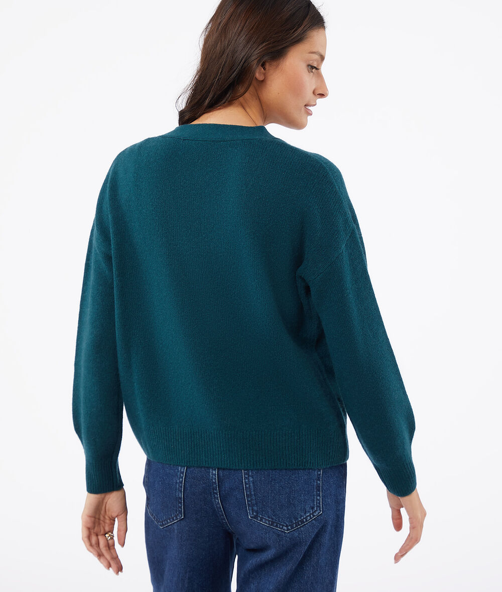 100% recycled cashmere cardigan;${refinementColor}