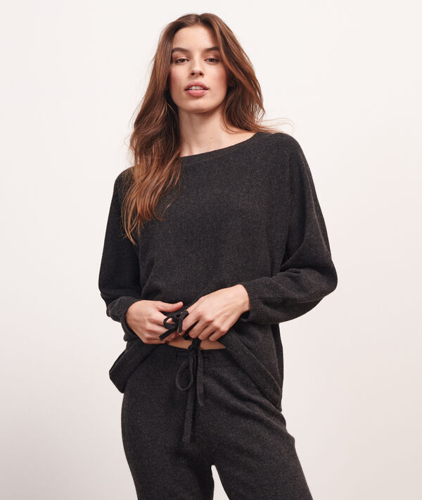 Cashmere sweatshirt;${refinementColor}