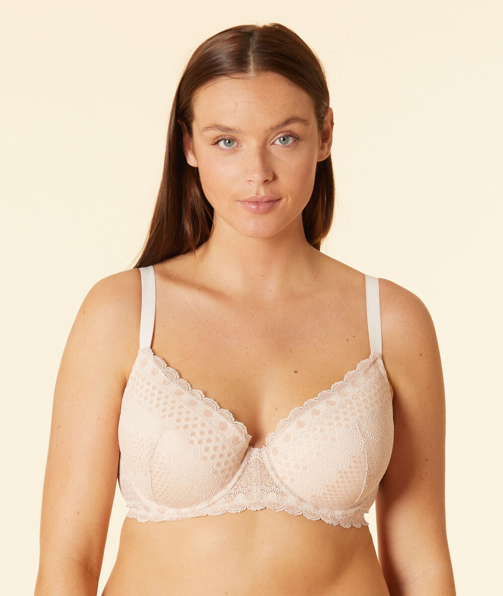 Bra no 4 -  light padding powdery pink.